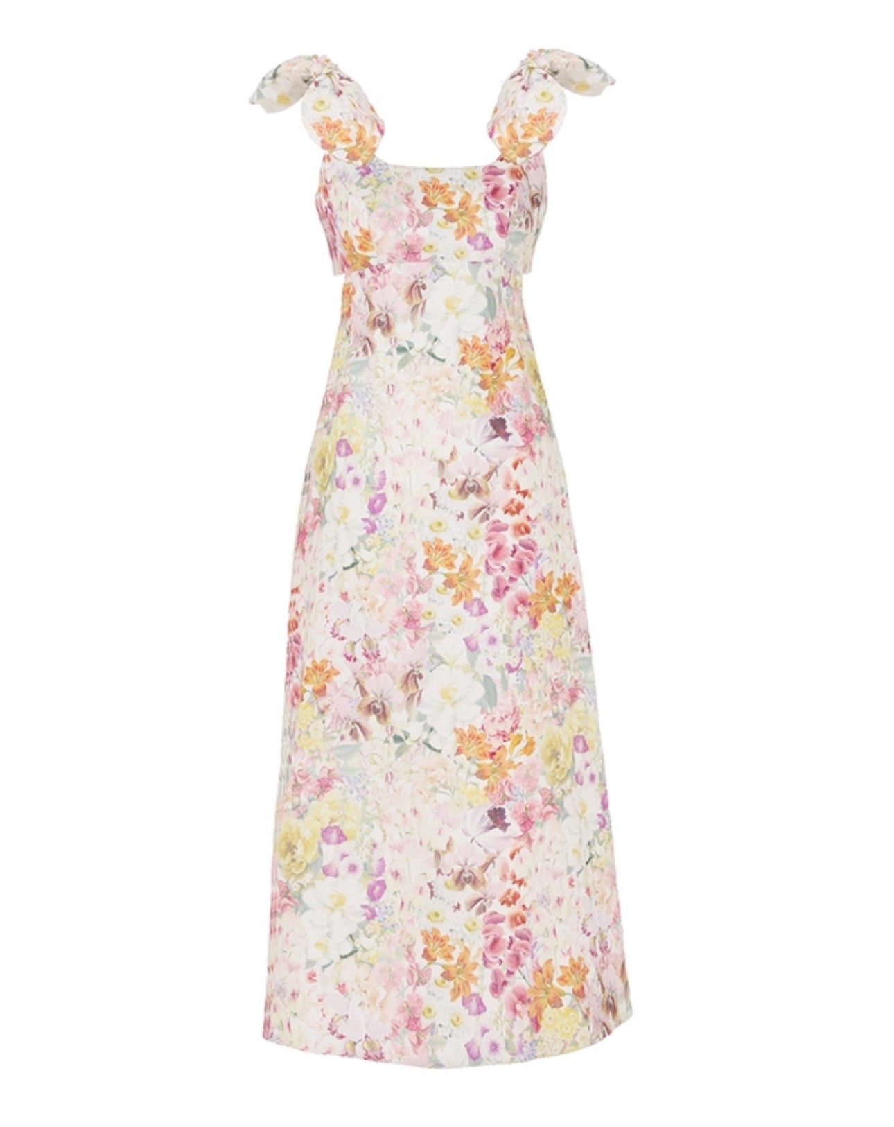 Zimmermann Harmony Tie Shoulder Midi