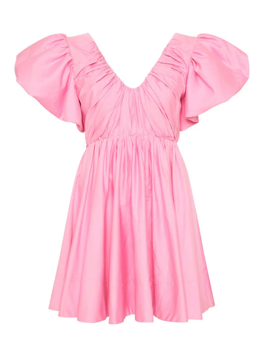 Aje Gretta Bow Back Mini Pink - Size 8