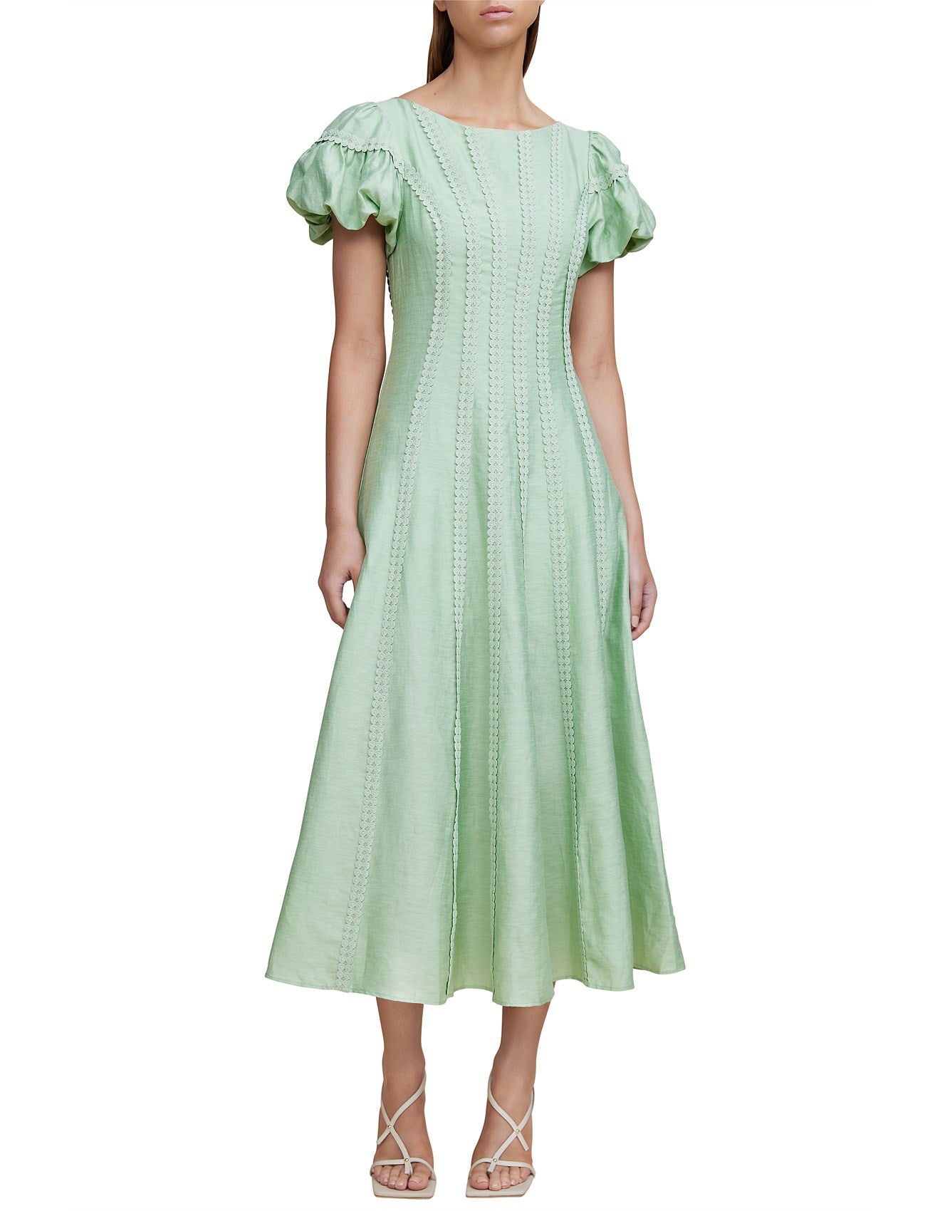 Acler Menton Dress - Foam Green - Size 8