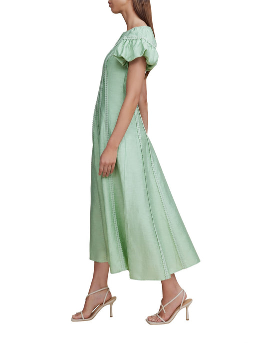 Acler Menton Dress - Foam Green - Size 8