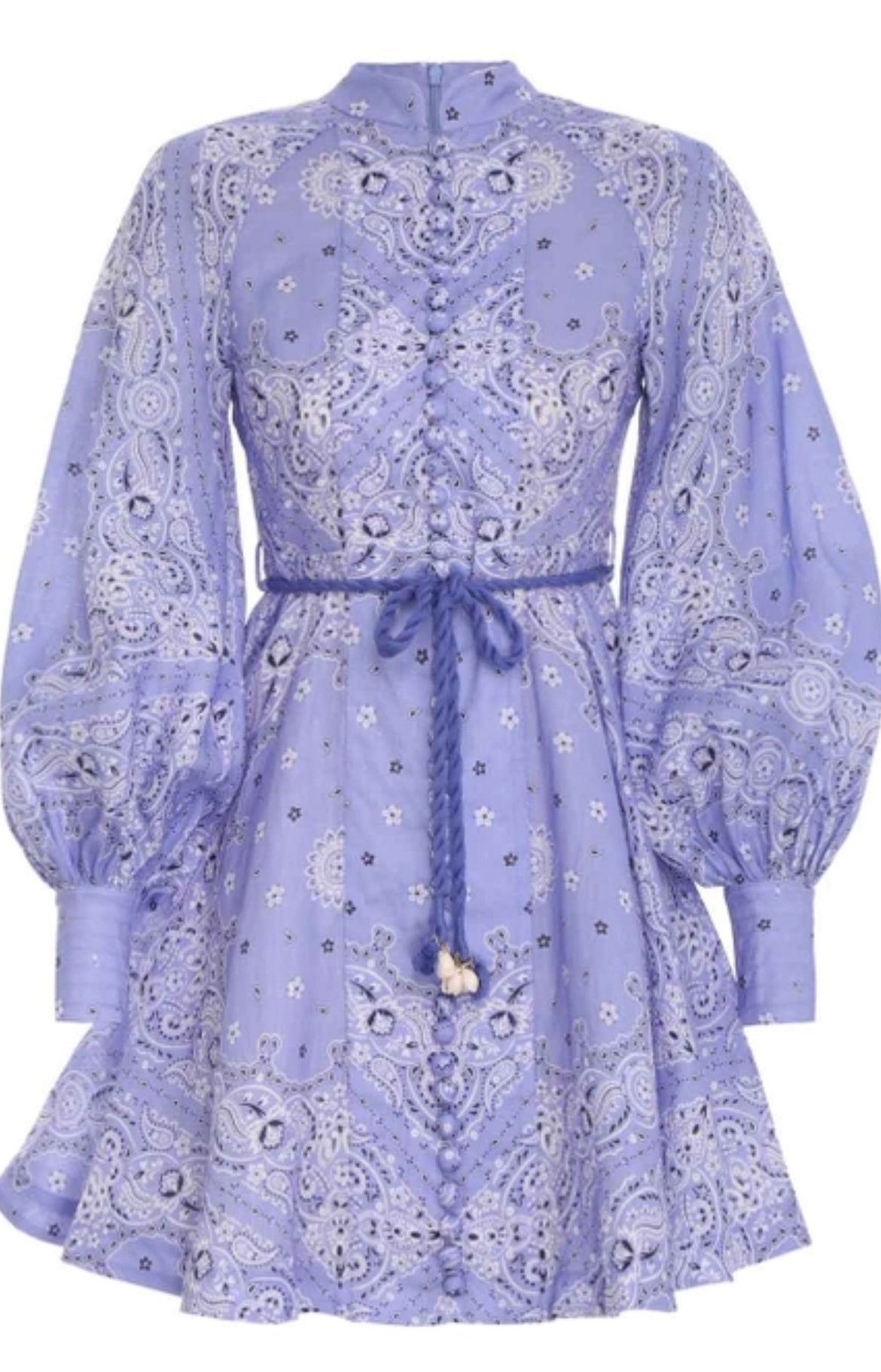 Zimmermann Violet button up mini dress